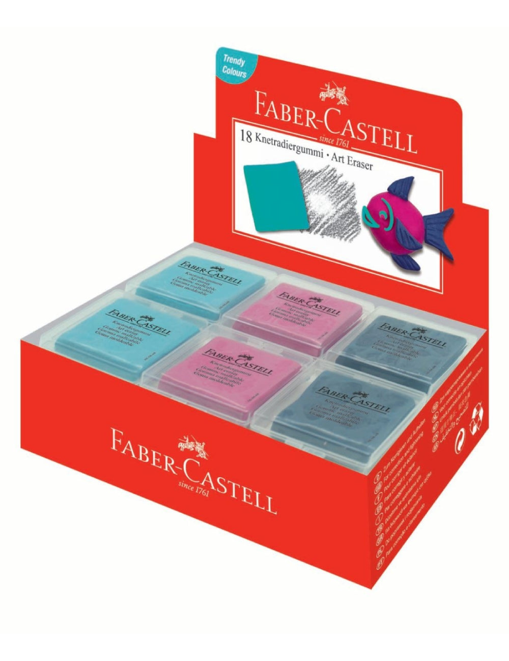 Gomma Pane Colorata Faber Castell Con Custodia