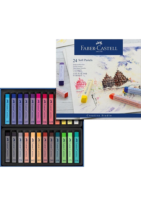 Set Pastelli Soft Faber Castell Crete 24 pz