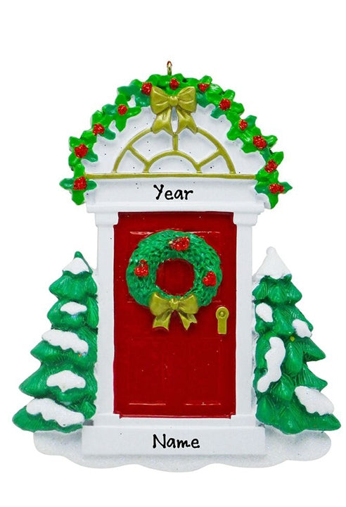 Addobbo Albero Di Natale Personalizzabile Porta Con Alberi