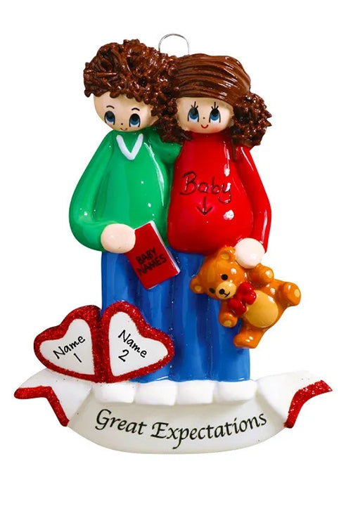 Addobbo Albero Di Natale Personalizzabile Coppia