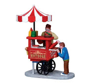 Addobbo Natale Per Scenario Natalizio Carretto Hot Dog