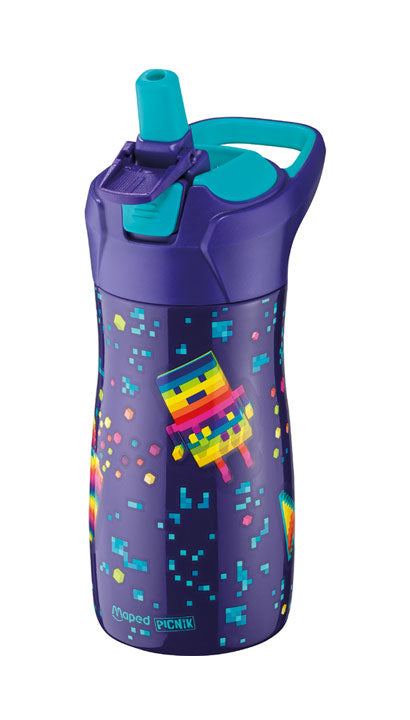 Borraccia Termica In Acciaio Inox 430ml Pixel Party