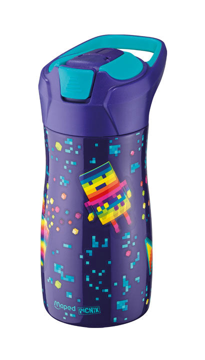 Borraccia Termica In Acciaio Inox 430ml Pixel Party
