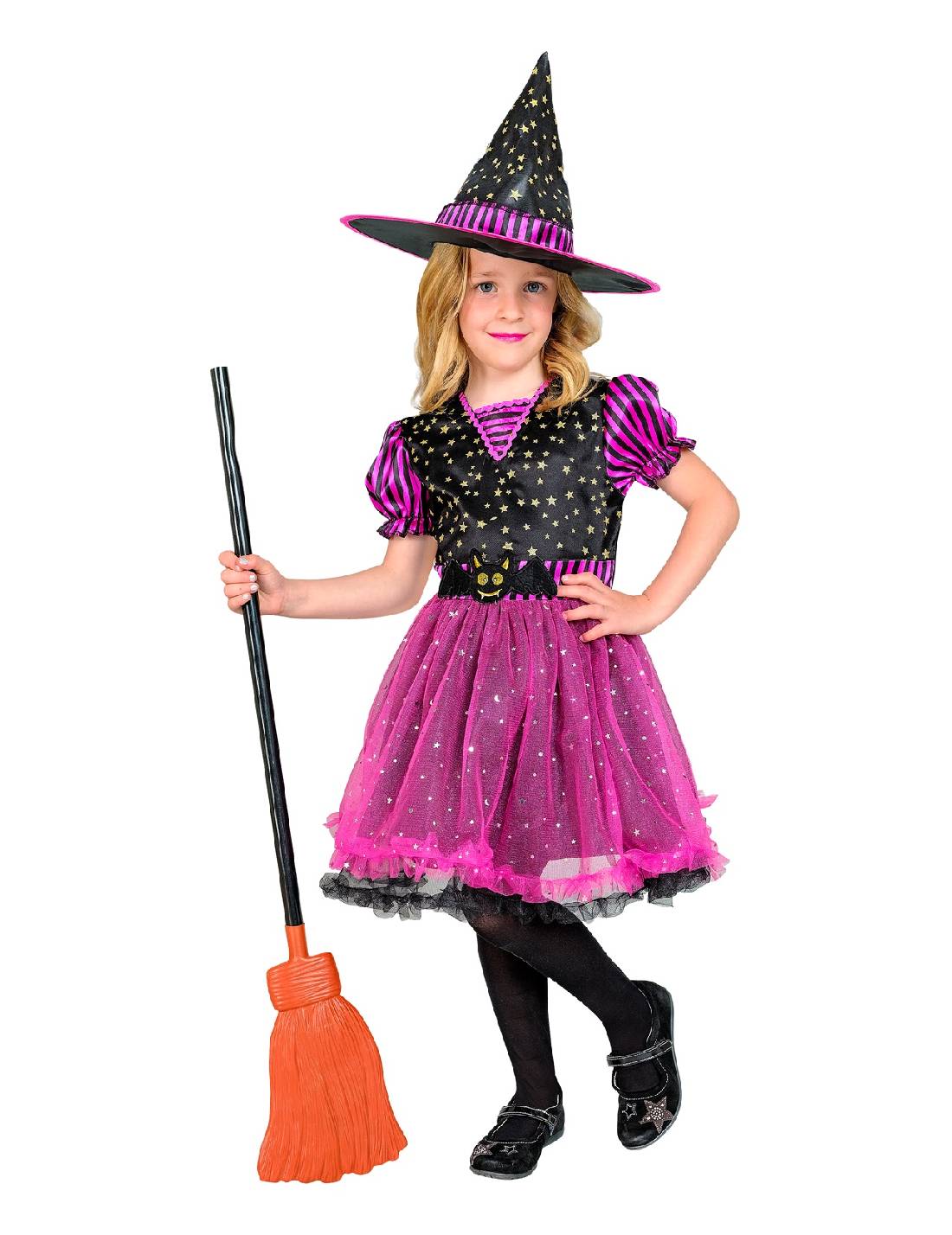 Costume Di Halloween Bambina Vestito Strega