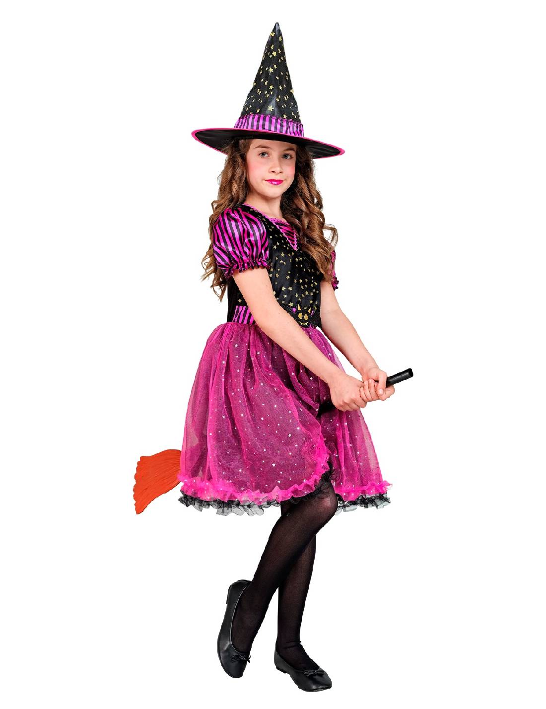 Costume Di Halloween Bambina Vestito Strega
