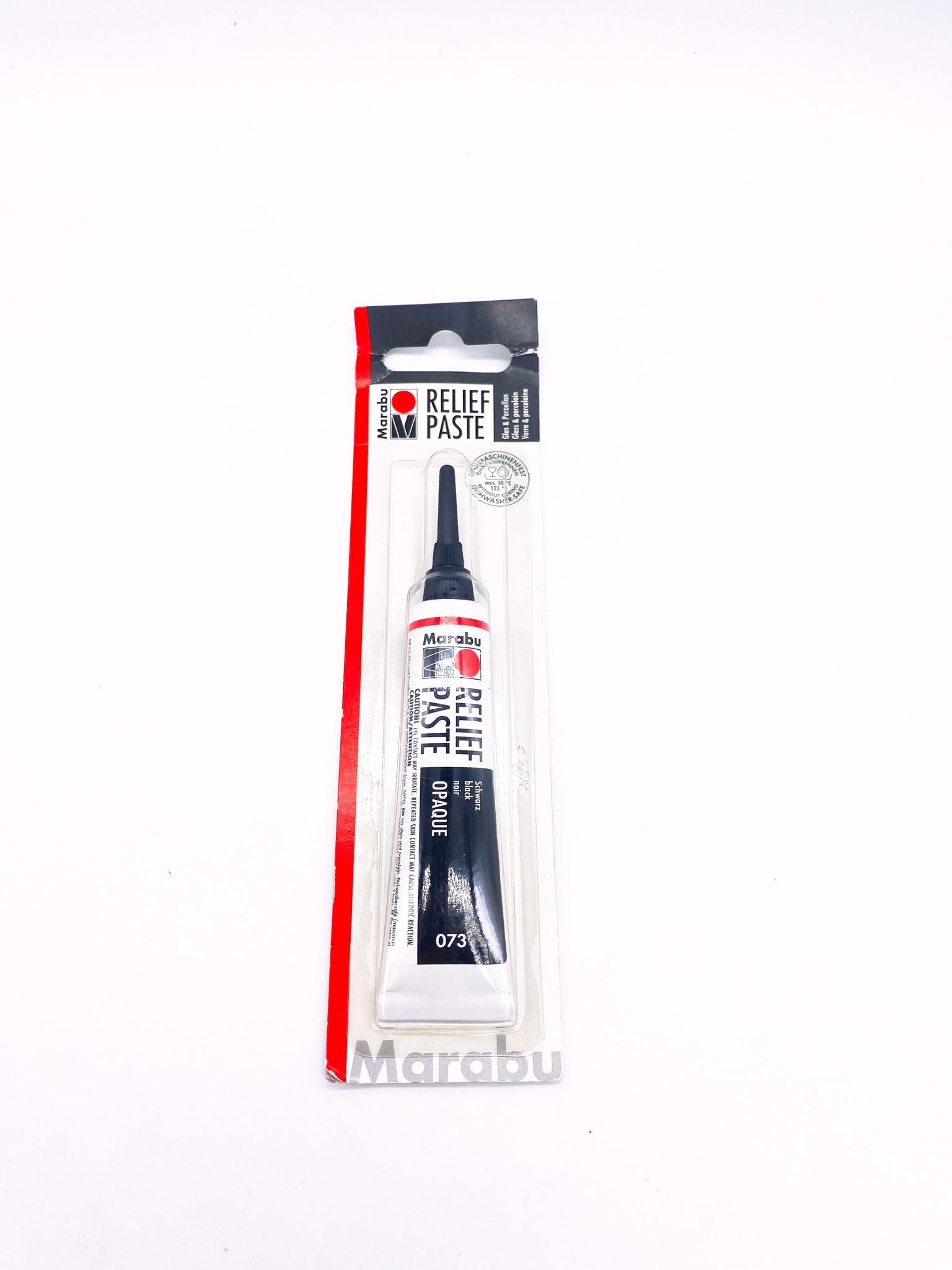 Pasta per Contorno Vetro Tubetto 25ml Nero Opaco