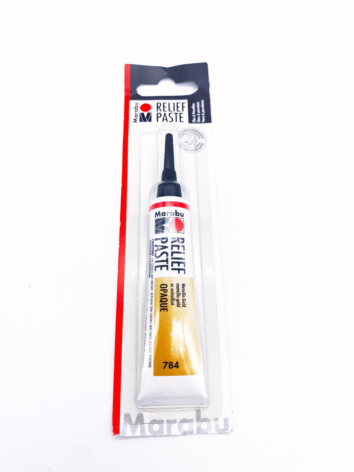 Pasta per Contorno Vetro Tubetto 25ml Oro Metallico Opaco