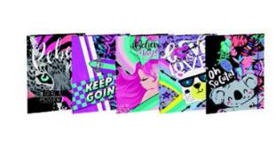 Cartellina Con Elastico 3 Lembi 25x35 Gopop Girl Fantasia Assortite