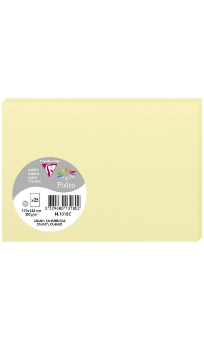 Biglietti Cartoncini 11x15cm 25pz