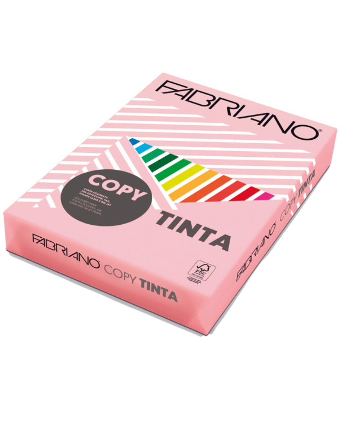 Risma Di Carta Colorata Fabriano A4 Copytinta Rosa Cipria 80g 500 Fogli