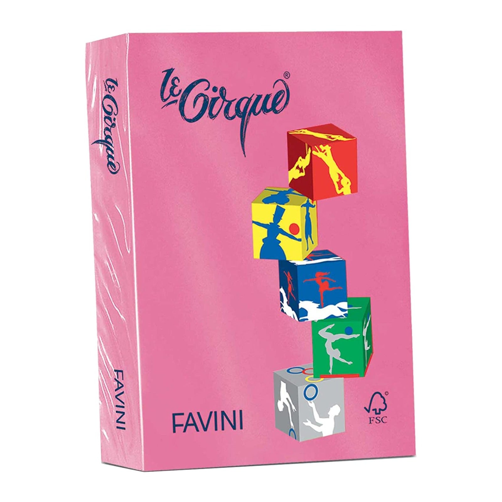 Risma Di Carta Colorata Favini Le Cirque A4 Rosa Ciclamino 80g 500 Fogli