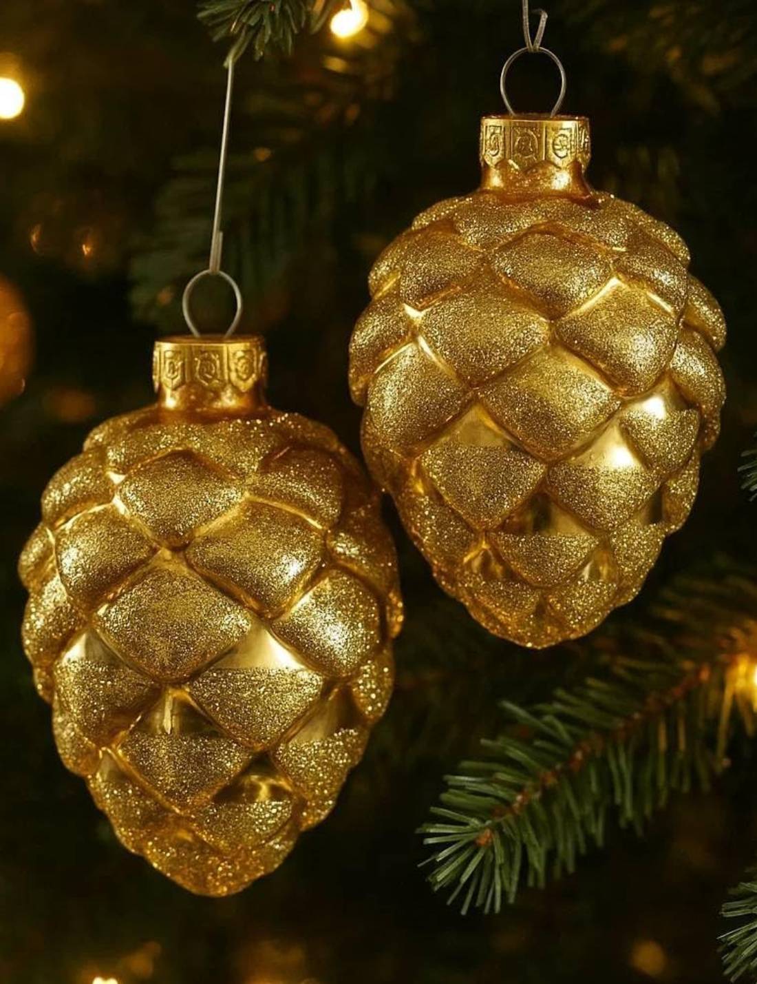 Pallina Albero Di Natale Pigna Oro 7cm