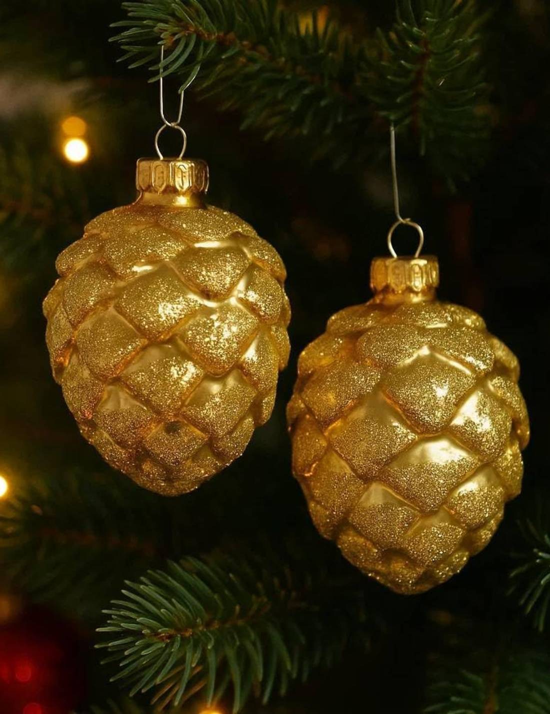Pallina Albero Di Natale Pigna Oro 7cm
