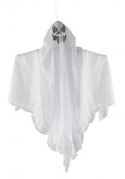 Decorazione Di Halloween Fantasma Bianco Da Appendere 60cm