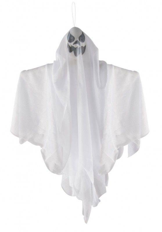 Decorazione Di Halloween Fantasma Bianco Da Appendere 60cm