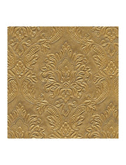 Tovaglioli Di Carta Natalizi Ornamentali Dorati 25cm 16pz