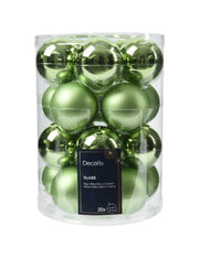 Pallina Albero Di Natale In Vetro The Verde 6cm Prodotto Assortito
