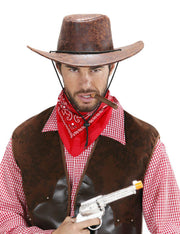 Cappello Di Carnevale In Similpelle Da Cowboy