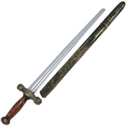 Spada Cavaliere Con Fodero 75cm Armi Halloween E Carnevale