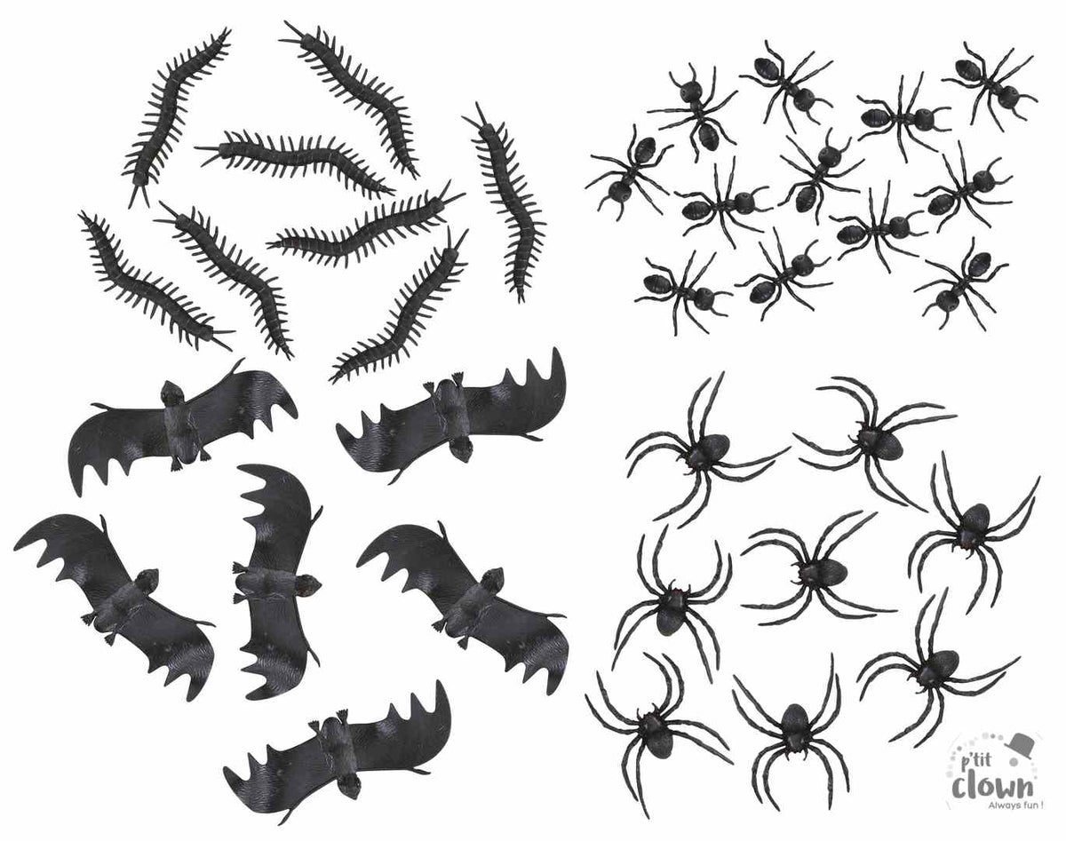 Insetti Finti Scherzo Halloween 6pz
