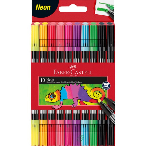 Faber-Castell Pennarelli Doppia Punta 10pz.