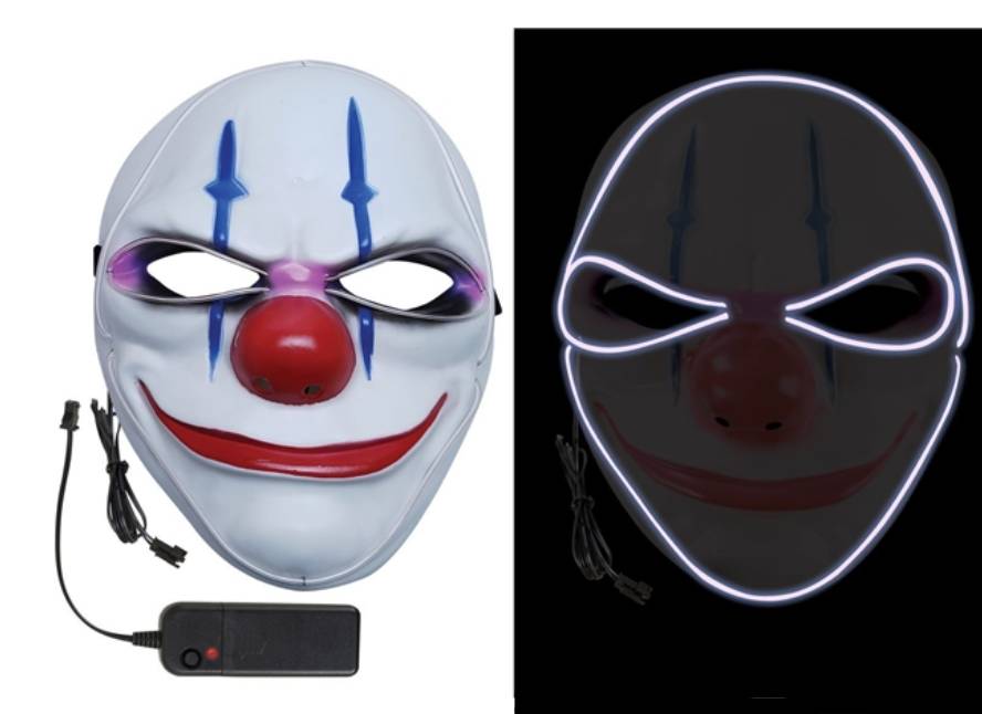 Clown Maschera LED Halloween