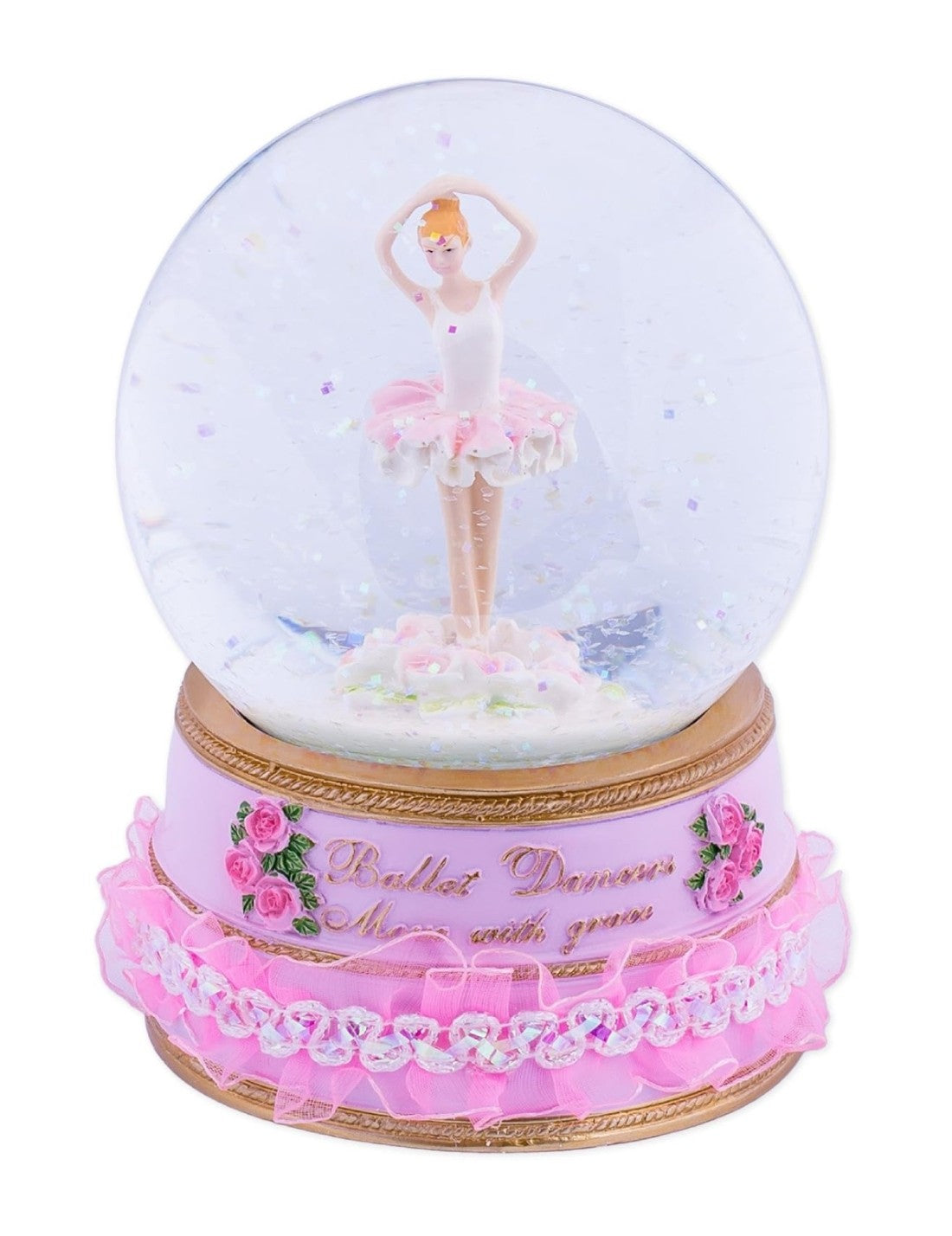 Carillon Sfera Di Vetro Ballerina Danzante