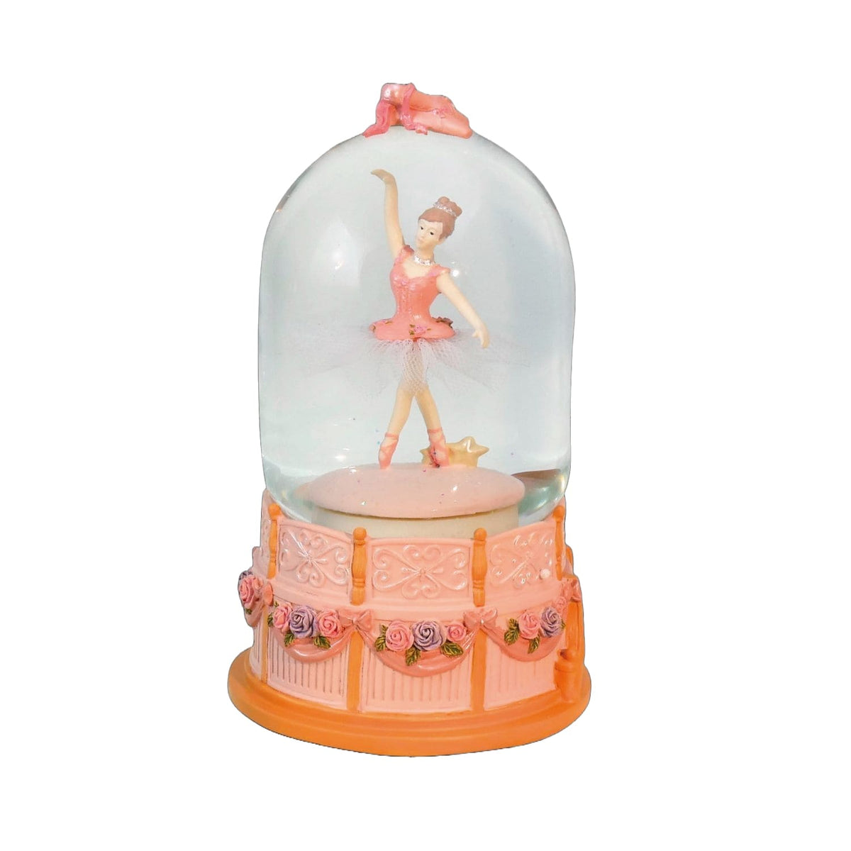 Carillon Cupola Vetro Ballerina Con Suono E Movimento