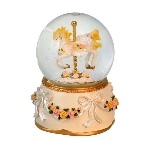 Carillon Musicale Cavallo Oro