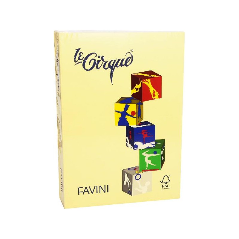 Risma Di Carta Colorata Favini Le Cirque A4 Camoscio 80g 500 Fogli