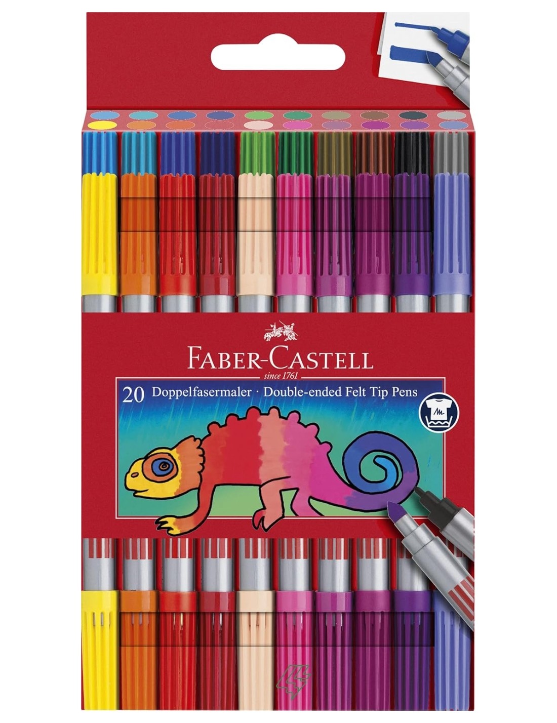 Pennarelli Doppia Punta Faber-Castell 20pz