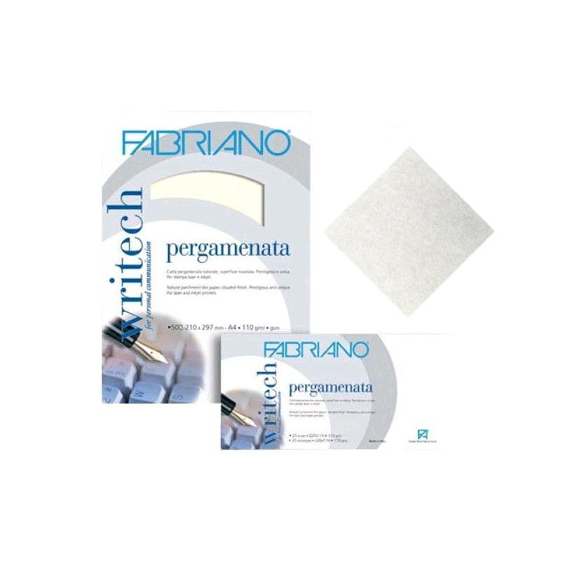 Fabriano Carta Pergamenata A4 110g 50 Fogli Bianchi