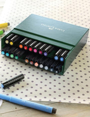 Faber Castell Pitt Artist Pen Brush Colori Accesi 24 Pezzi