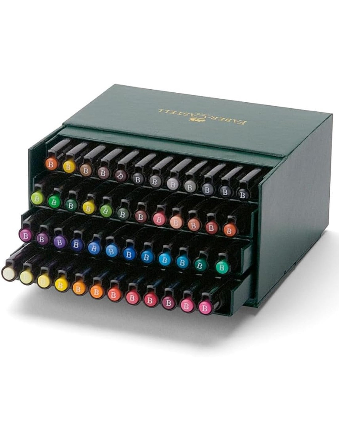 Faber Castell Pitt Artist Pen Brush Colori Accesi 48 Pezzi