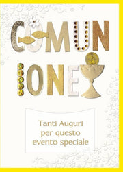 Biglietto Di Auguri Per La Tua Prima Comunione Tanti Auguri Per Questo Evento Speciale