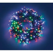 Serie Luci Natale 160 Led Multicolore Luce Calda 13,4Mt