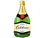 Palloncino Metalfoil Bottiglia Champagne Celebrate Sagomata 39" 99cm