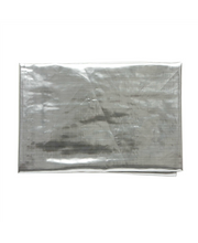 Tovaglia Natalizia In Lurex Argento 150x300cm