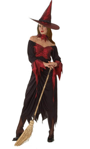 Costume Halloween Donna Strega Taglia Unica
