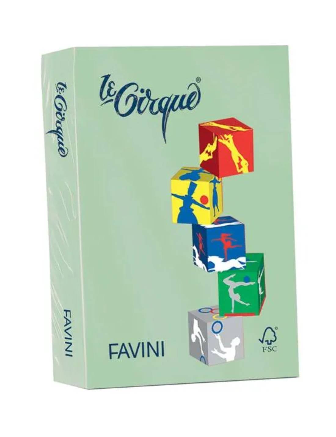 Risma Di Carta Colorata Favini Le Cirque A4 Verde 80g 500 Fogli