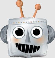 Palloncino Metalfoil Robot Sagomato 35" 89cm