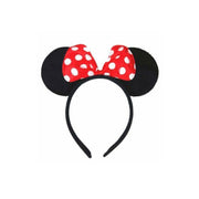 Frontino Orecchie Minnie Mouse Con Fiocco Accessori Halloween E Carnevale