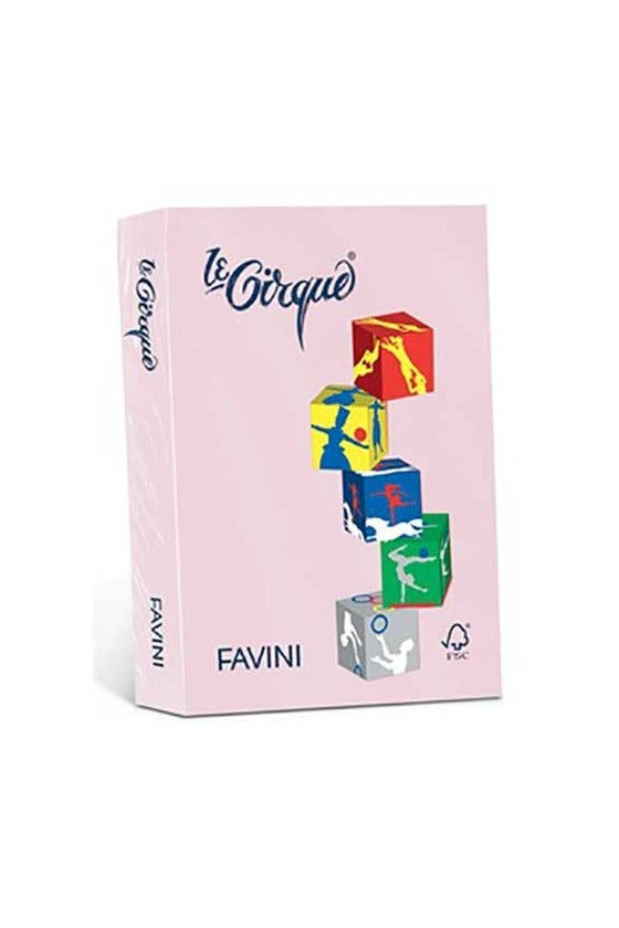 Risma Di Carta Colorata A4 Le Cirque Rosa 160g 250 Fogli