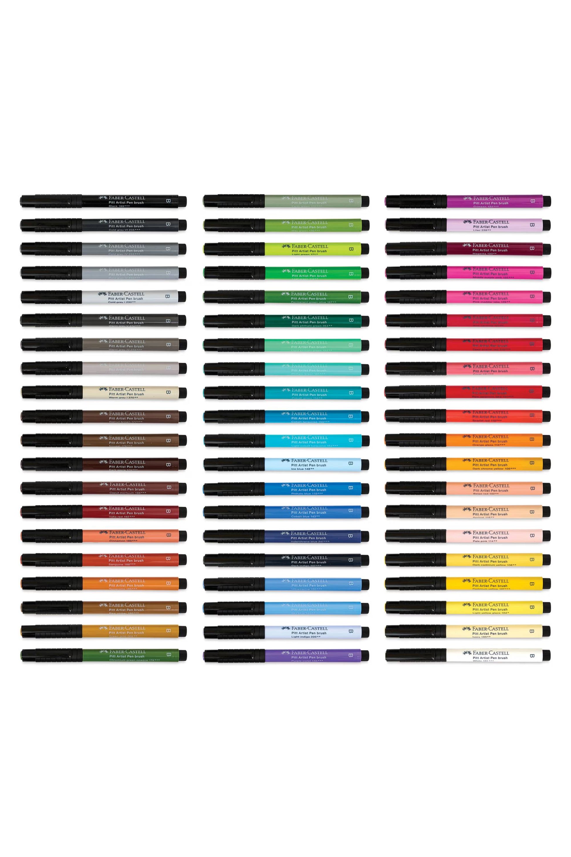 Penne Pitt Artist Faber Castell Confezione 60 Colori