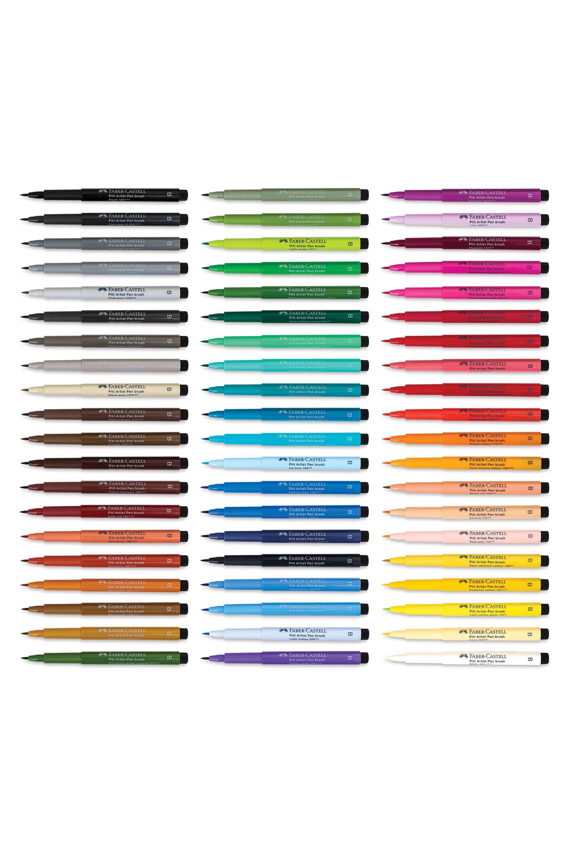 Penne Pitt Artist Faber Castell Confezione 60 Colori