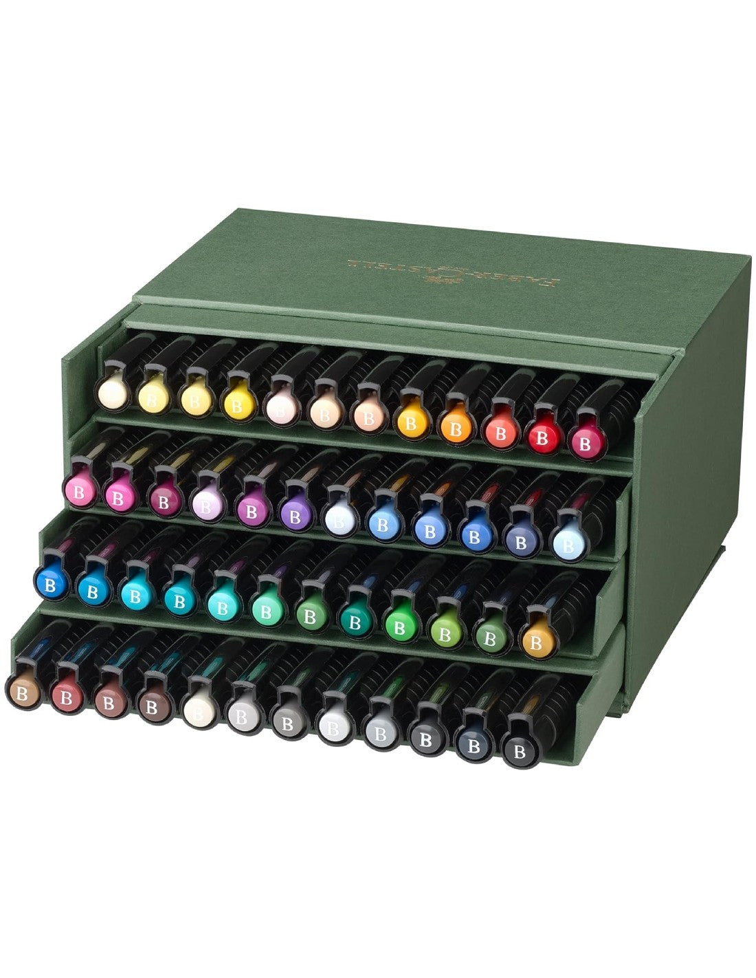 Faber Castell Pitt Artist Pen Brush Colori Pastello 48 Pezzi
