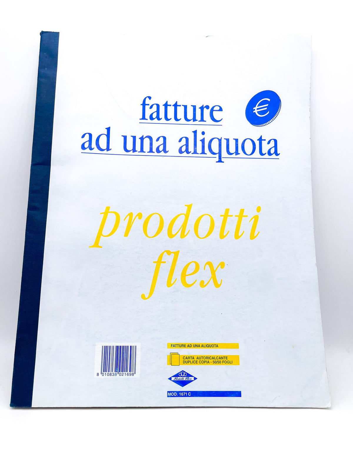 Libro Fattura Ad 1 Aliquota A4 A Due Copie Autoricalcanti