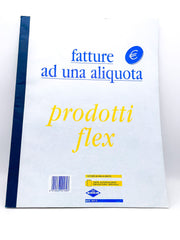 Libro Fattura Ad 1 Aliquota A4 A Due Copie Autoricalcanti