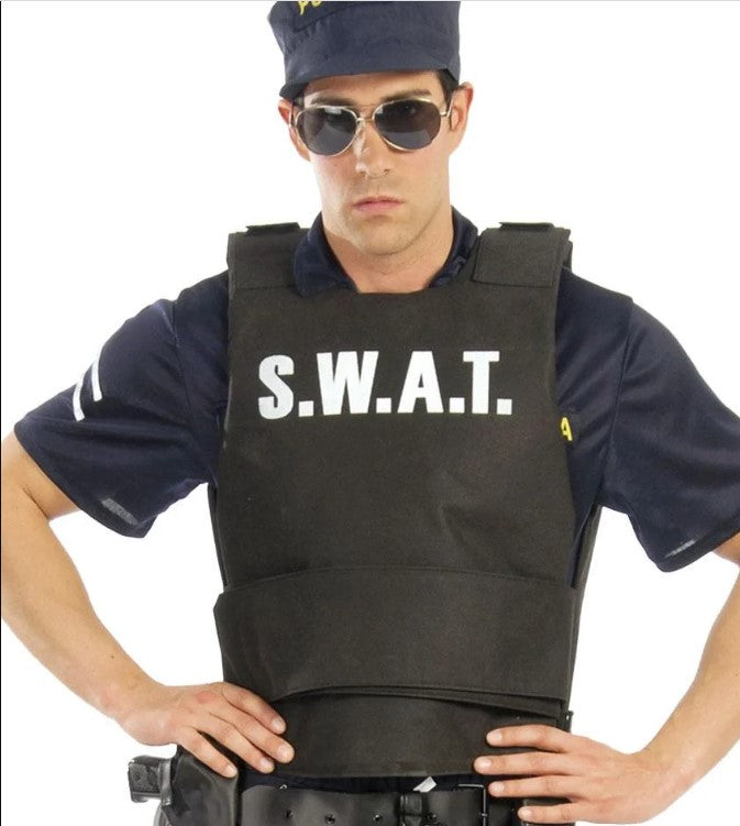 Gilet Antiproiettile Poliziotto SWAT Accessori Carnevale E Halloween