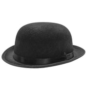 Cappello Bombetta Nera In Feltro